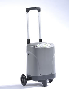 Oxygen Concentrator trolley  with battery mains or car options ;